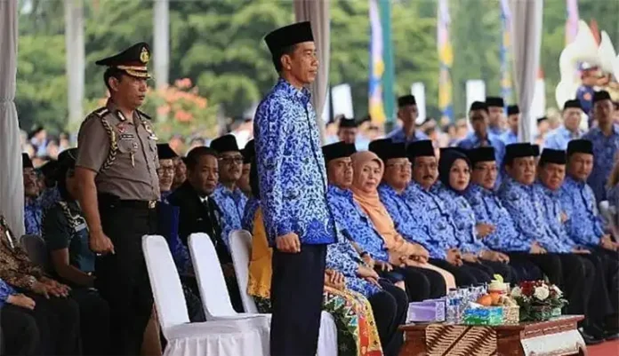 Upacara HUT Korpri, Presiden Tegaskan Korps ASN sebagai Pemersatu Bangsa