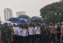 Usai Salat, Presiden Sapa Jutaan Peserta Aksi