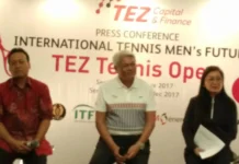 16 Negara Ramaikan TEZ Tennis Open 2017