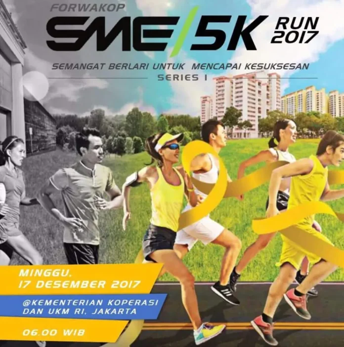 Forwakop SME 5K Run 2017 Buka Kategori Umum dan Wartawan