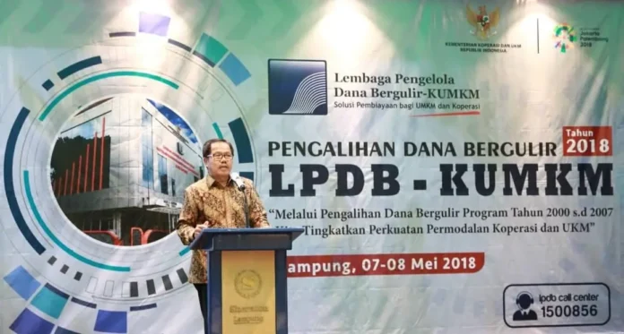 Tingkat Pengembalian Dana Bergulir LPDB di Lampung Tertinggi Capai 91 Persen