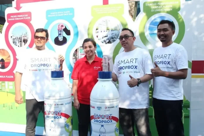 KLHK Dukung Danone-AQUA Kembangkan Smart Drop Box