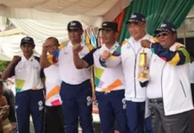 Kirab Obor Asian Games Hibur Warga Kota Sorong