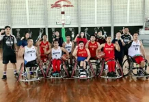 Yayuk Basuki Suntik Motivasi Tim Bola Basket Kursi Roda Indonesia