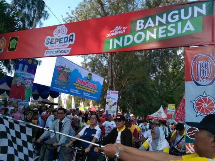 Rangkaian Sepeda Nusantara Etape Menoreh Libatkan Lebih 25 Ribu Peserta