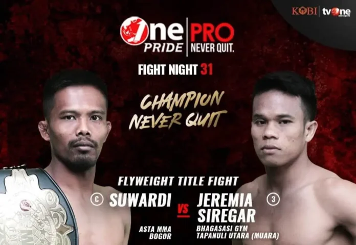 Dua Partai Seru Perebutan Sabuk One Pride Pro Never Quit