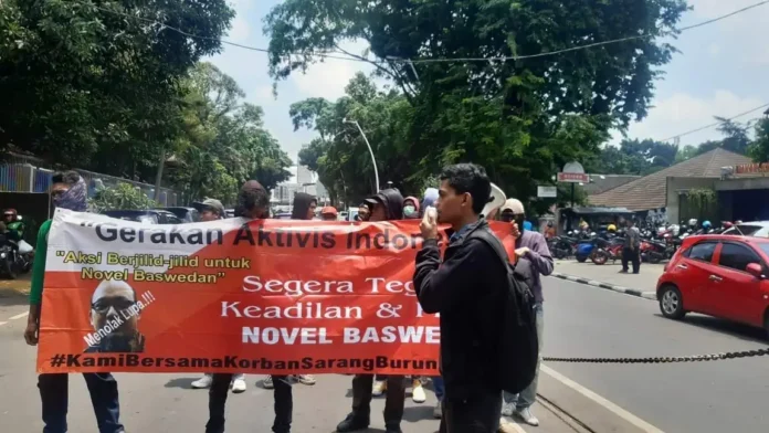 Aktivis GAI Kembali Gelar Aksi di Kejagung