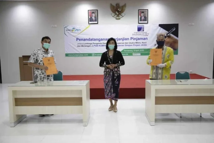 LPDB Beri Pembiayaan Rp50 M Untuk UMKM Mitra Kospin Jasa