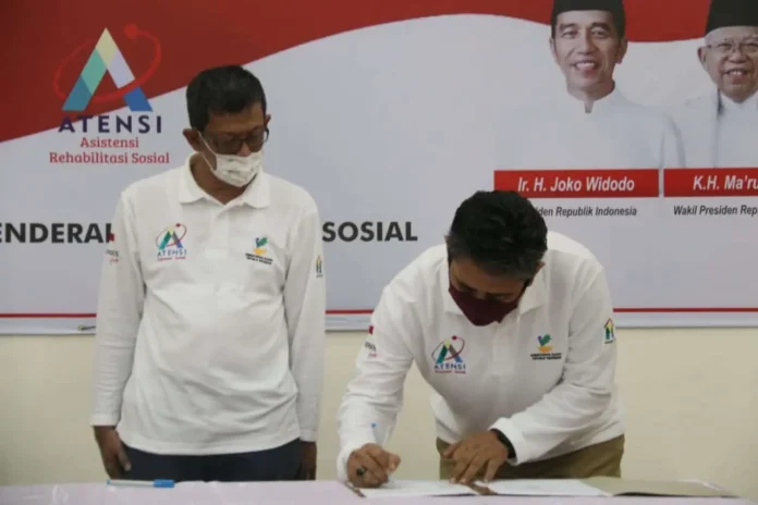 Sepakat, Kemensos dan 11 LKS Tandatangani MoU Asistensi Rehabilitasi Sosial Warga Terlantar Akibat Covid-19