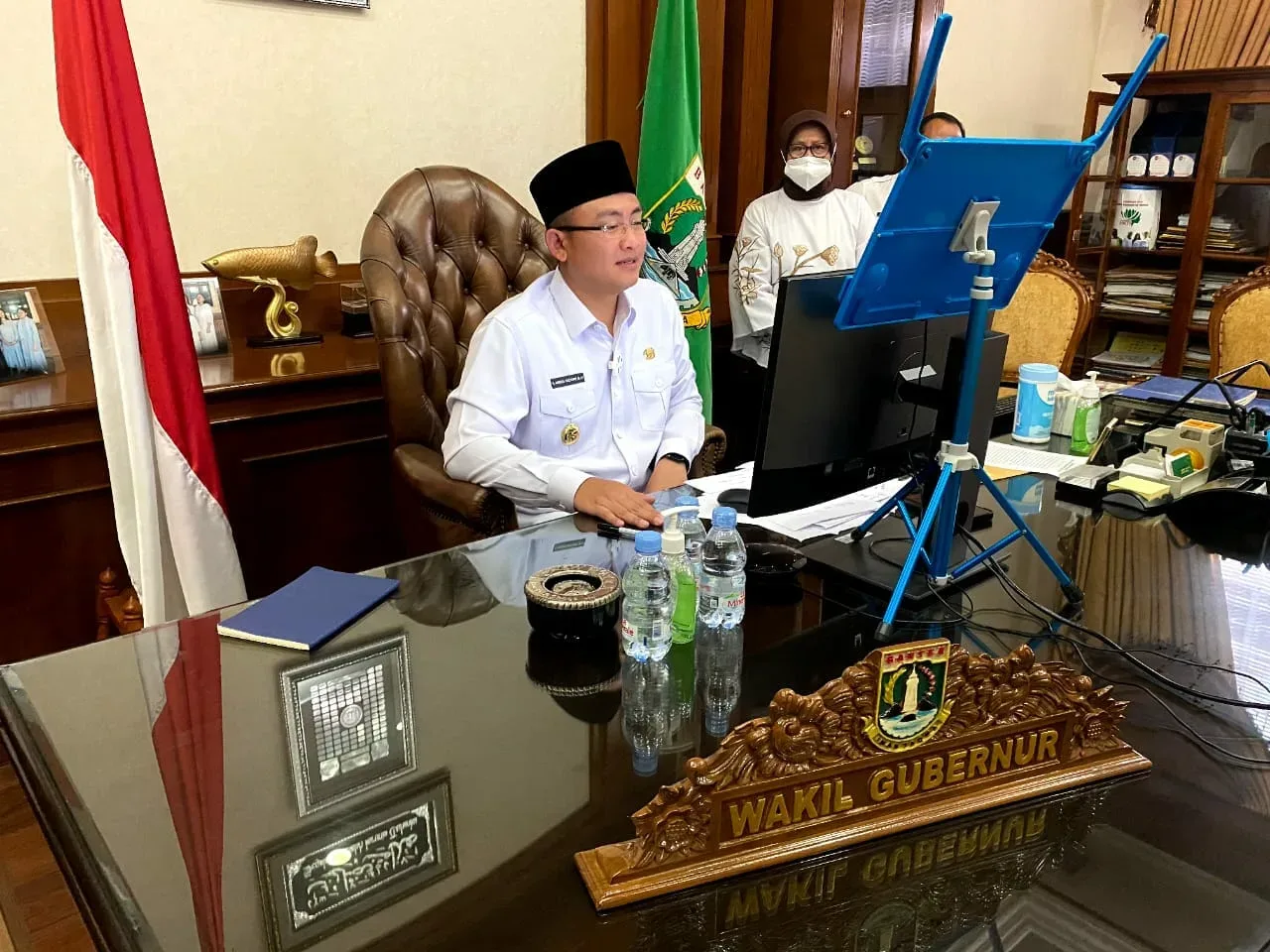 Wagub Banten Presentasikan Sipeka di Ajang Innovative Goverment Award (IGA) 2020 Kemendagri