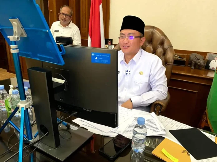 Wagub Banten Presentasikan Sipeka di Ajang Innovative Goverment Award (IGA) 2020 Kemendagri