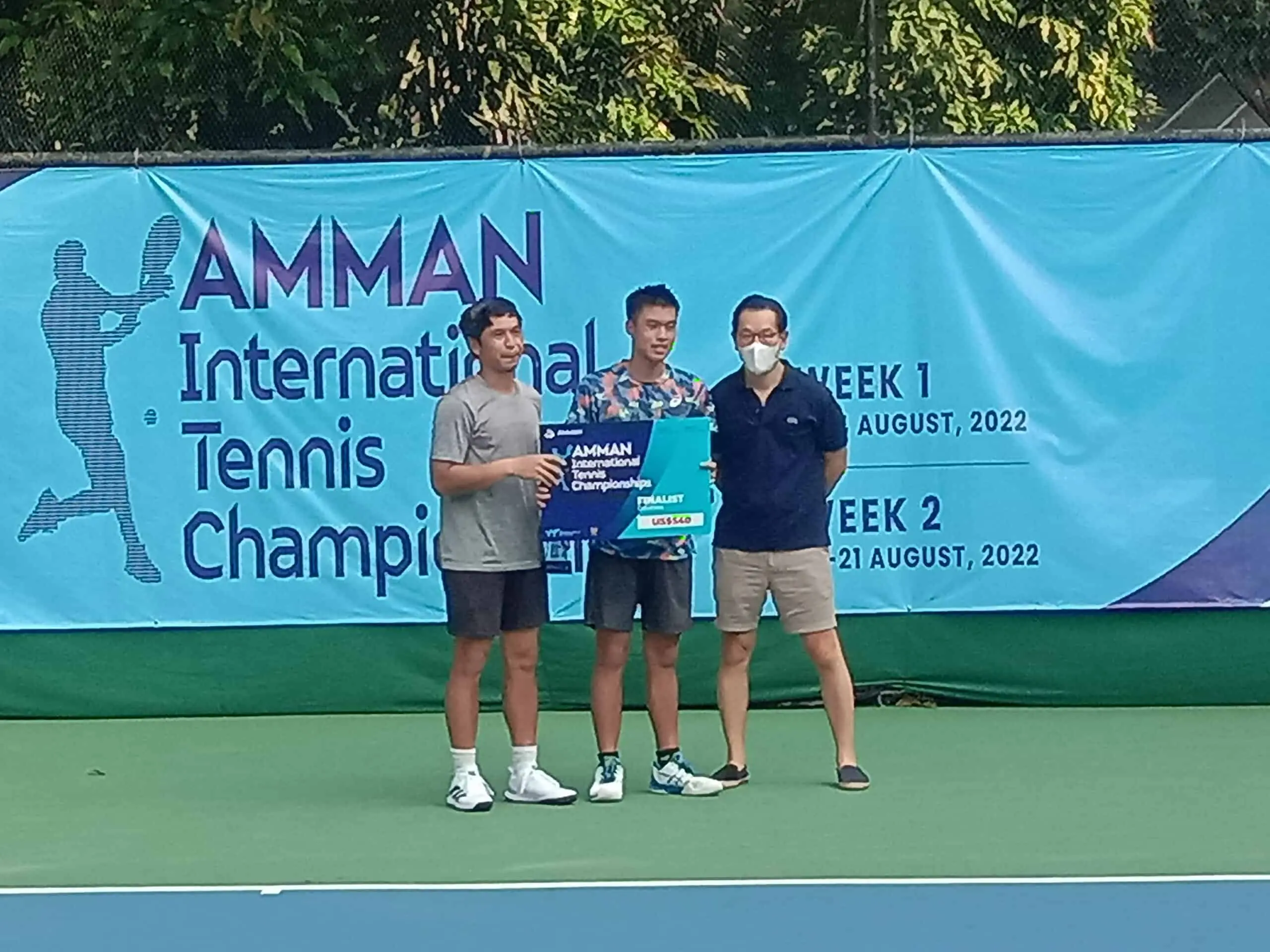 Nathan/Christo Gagal Raih Gelar  Pertama Amman International Tennis Championships 2022