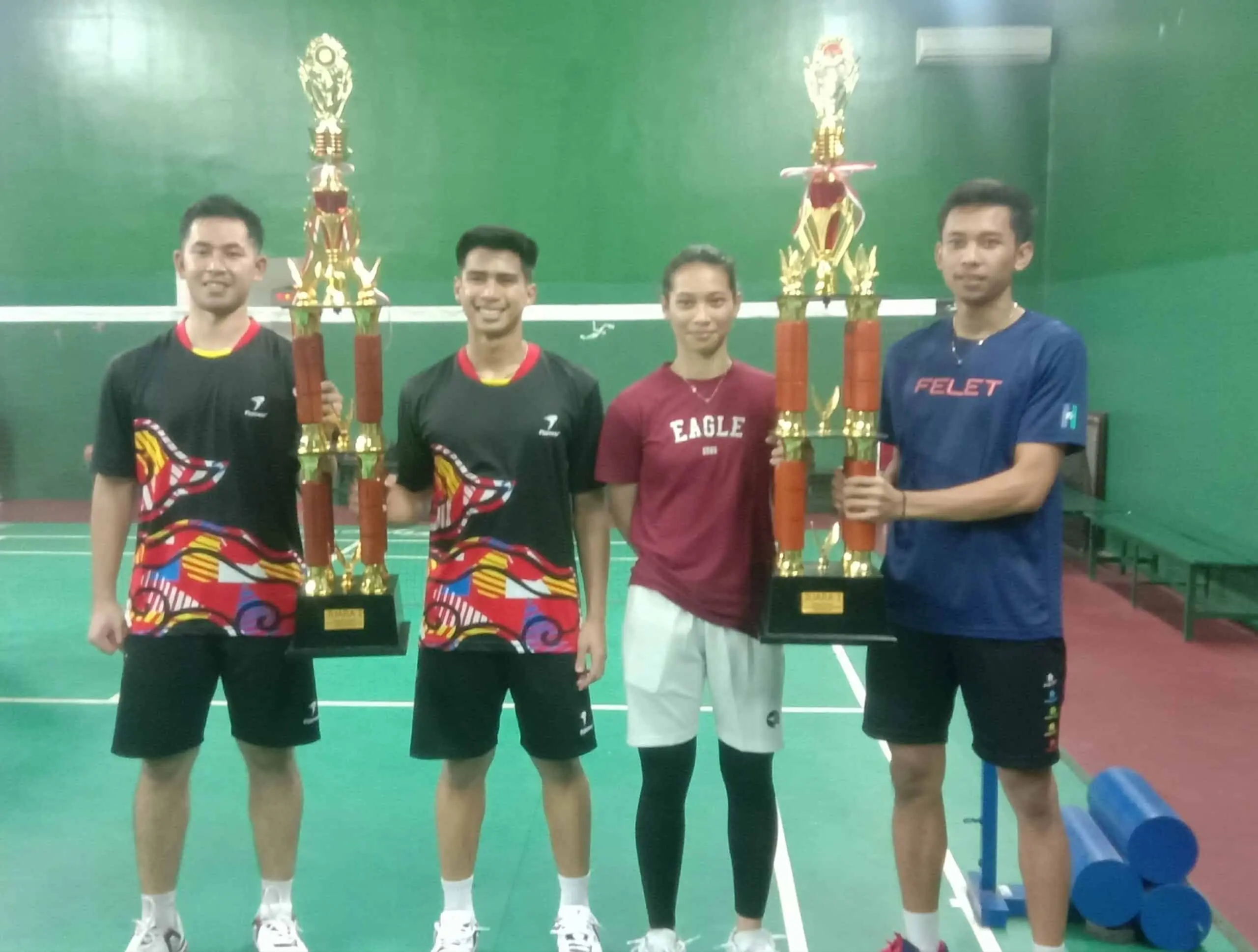 Sapma PP Juara Umum Bulu Tangkis Turnamen Futsal dan Bulu Tangkis antar OKP dan Organisasi Mahasiswa