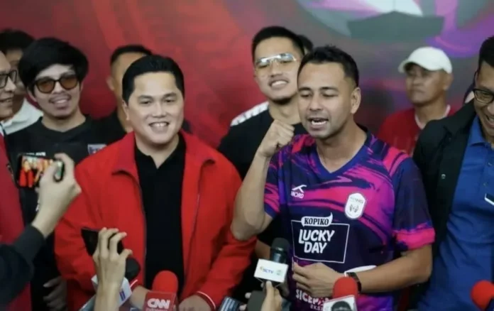 Raffi Ahmad: Erick Thohir Sosok yang Tepat Benahi Sepakbola Indonesia