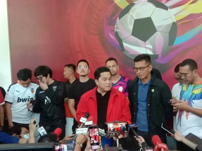 Calonkan Diri Jadi Ketum , Erick Thohir: Butuh Nyali Bersihkan PSSI