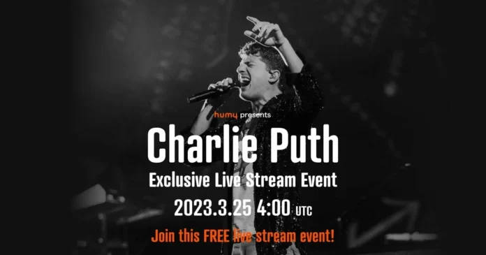 Catat Tanggalnya, Nonton Acara Online Gratis ‘Charlie Puth’ 25 Maret Nanti!