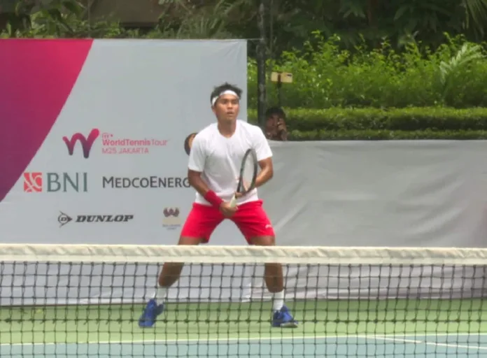 BNI-MedcoEnergi International Tennis M25K: Rifqi Fitriadi lolos ke Perempat Final