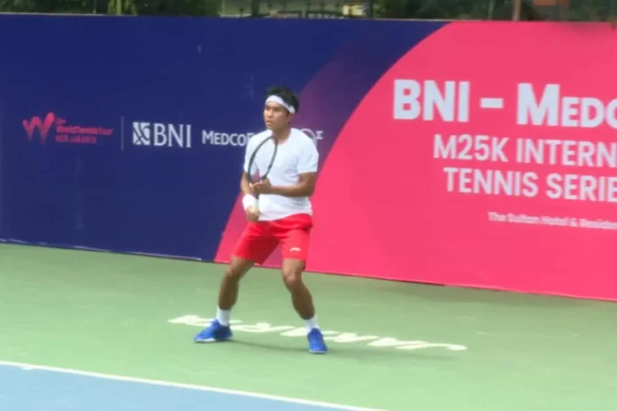 BNI-MedcoEnergi International Tennis M25K: Melaju ke Final, Rifqi Fitriadi Songsong Gelar Tunggal