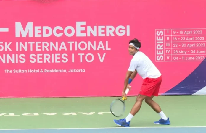 BNI-MedcoEnergi International Tennis M25K Seri III : Tundukkan Tsung Hao Huang, Rifqi Fitriadi Lolos ke Semi Final