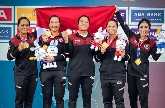 Tekuk Thailand 2-1 : 18 Tahun Lepas, Tenis Beregu Putri Rebut Kembali Emas SEA Games