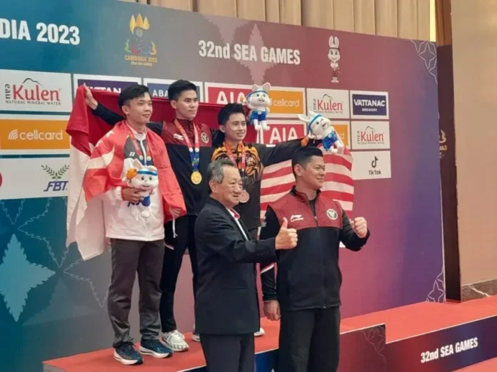 Tampil Luar Biasa, Tim Wushu Indonesia Juara Umum SEA Games 2023 Kamboja