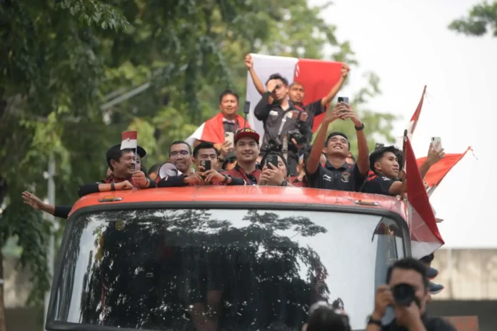 Lepas Kirab Juara SEA Games 2023 : Menpora Ucapkan Terima Kasih Kepada Pejuang Olahraga Indonesia