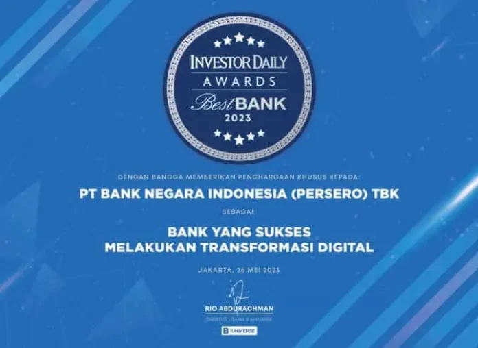 The Best Bank, BNI Perkuat Transformasi