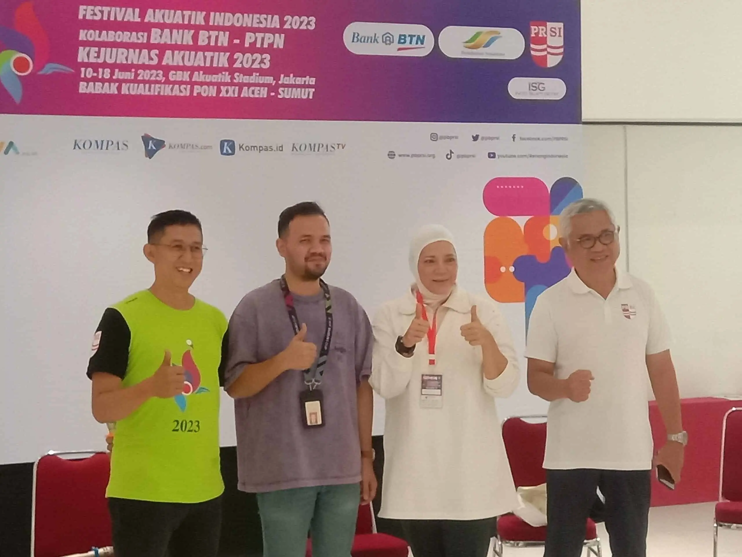 1500 Peserta Ikuti Festival Akuatik 2023, Babak Kualifikasi PON 2024