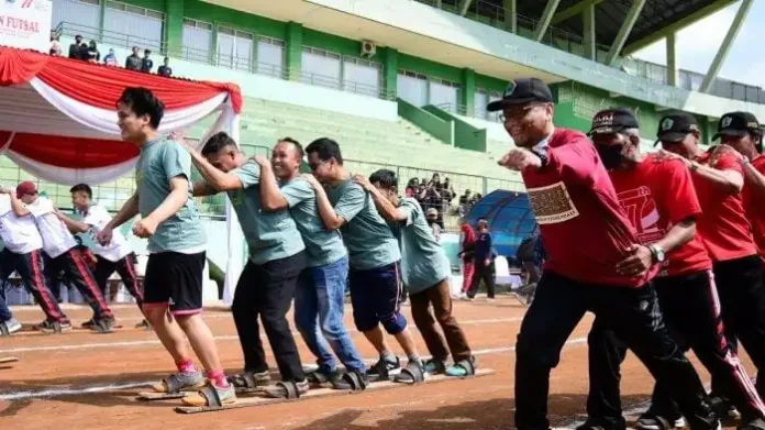 POTRADNAS IX Tahun 2023 Pertandingan Lima Olahraga Tradisional