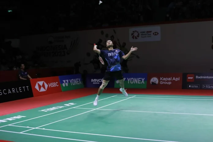 BNI Dukung Ginting di Final Indonesia Open 2023