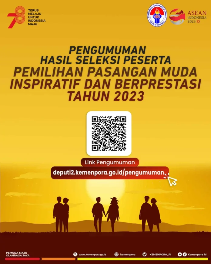 28 Pasangan Siap Bersaing, Menjadi Pasangan Muda Inspiratif dan Berprestasi Tahun 2023