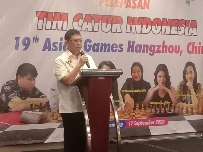 Lepas Tim Catur Asian Games XIX Hangzhou 2023, GM Utut Adianto Minta Pecatur Tampil dengan Segenap Jiwa