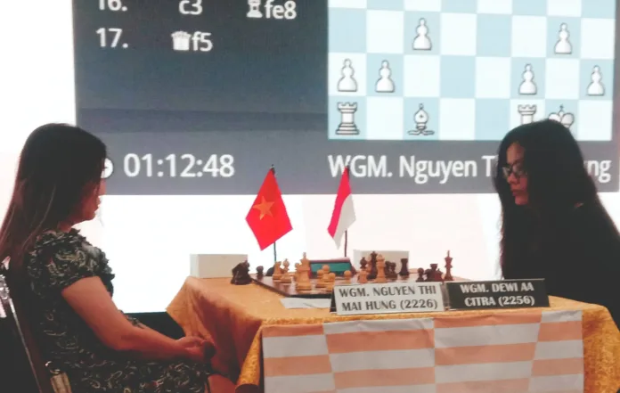 JAPFA Chess Festival 2023 : Dewi AA Citra Buka Peluang Juara