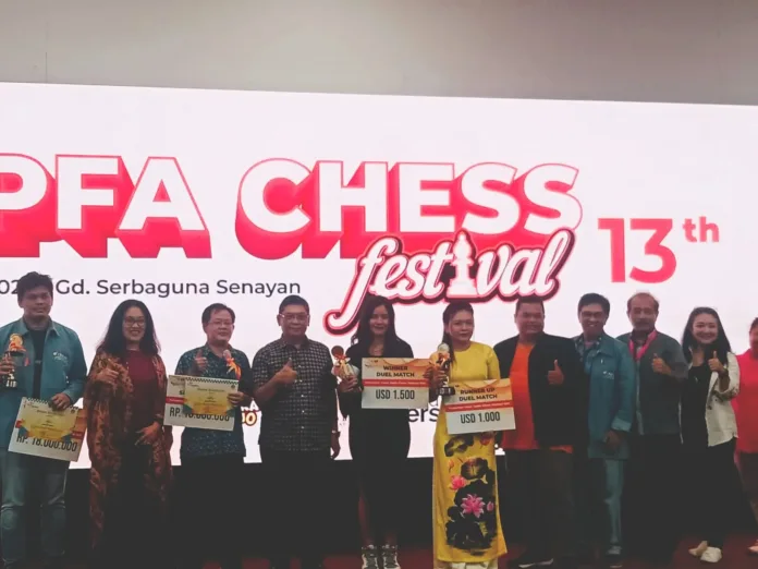 Japfa Chess Festival 2023: Dewi AA Citra Juara Dwi Tarung Internasional