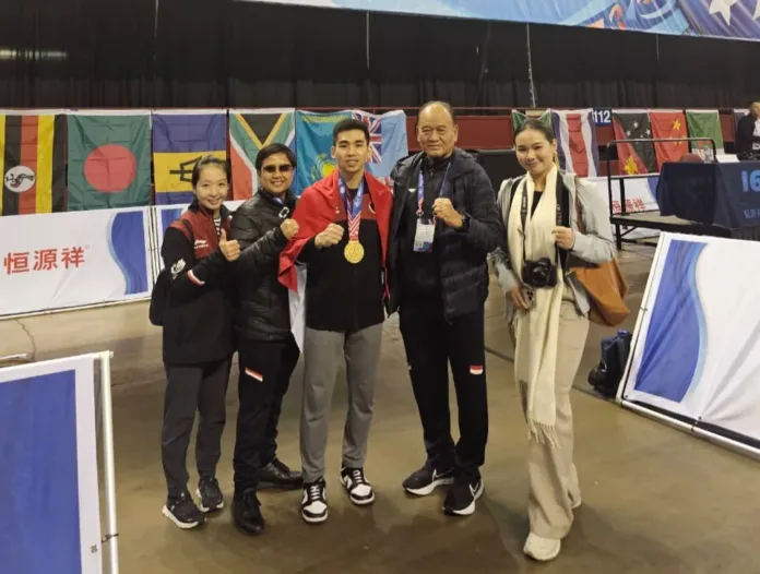 Harris Horatius Raih Emas di Kejuaraan Dunia Wushu 2023 Amerika Serikat