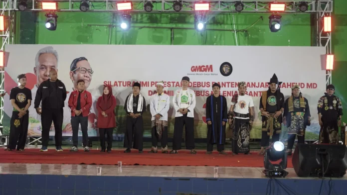 GMGM Banten Bersama Puluhan Padepokan Silat dan Debus Banten Deklarasikan Dukungan Kemenangan Ganjar-Mahfud