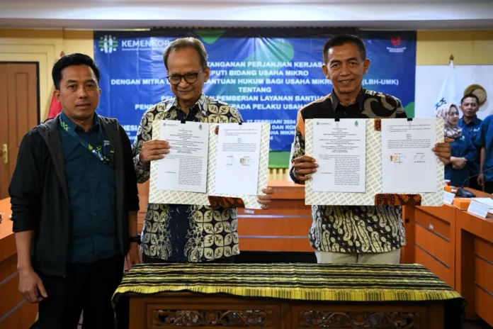 Bantuan Hukum bagi UMK, Kemenkop UKM Kerja Sama dengan Mitra LBH di Daerah