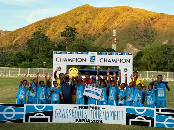 10 Klub Ikuti Freeport Grassroot Tournament 2024 di Jayapura